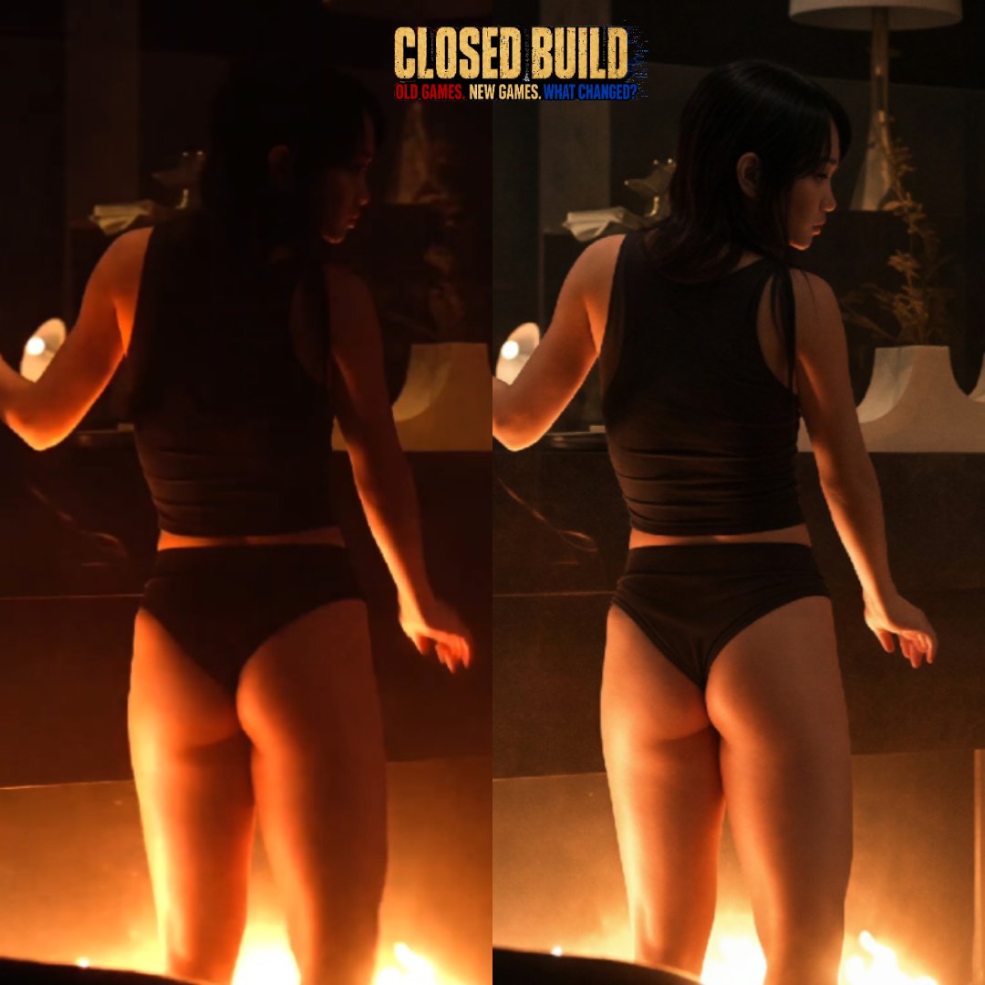 ClosedBuild's tweet photo. Callina Liang as Chun-Li  

Trailer frame vs enhanced  

 #StreetFighter #ChunLi https://t.co/LLclVEV4BI