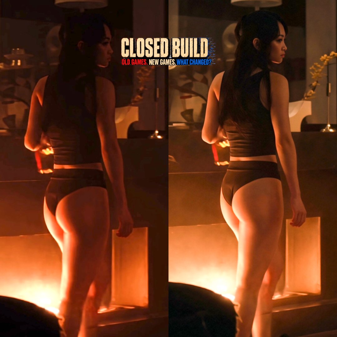 ClosedBuild's tweet photo. Callina Liang as Chun-Li  

Trailer frame vs enhanced  

 #StreetFighter #ChunLi https://t.co/LLclVEV4BI