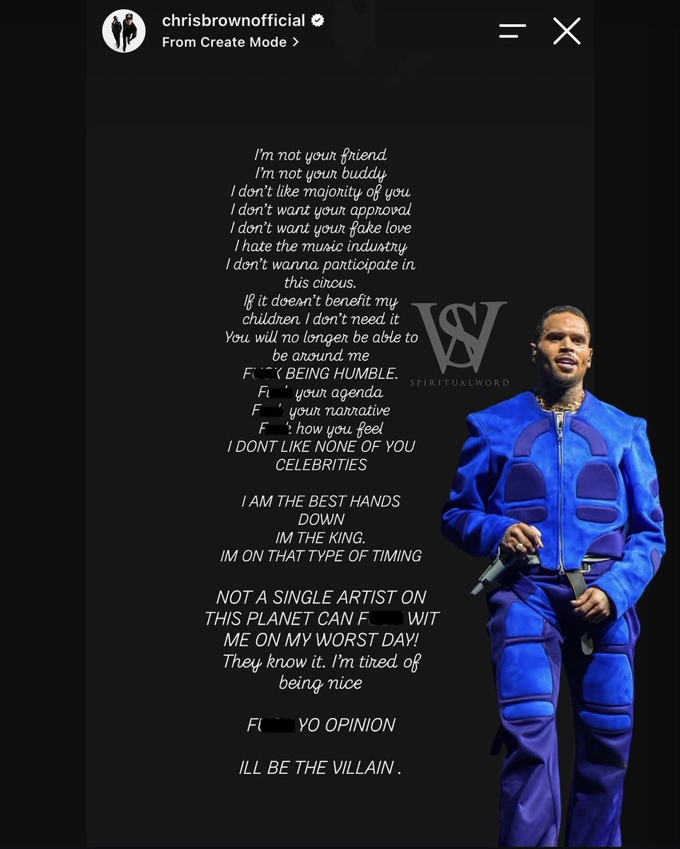 coldcreoletun's tweet photo. Beyonce can fuck with you, Mariah Carey’s entire catalog kills yours, Taylor Swift fanbase kills yours, Ariana Grande vocally kills you. Chris Brown you’re NOT who you think you is. https://t.co/N13XE427lQ