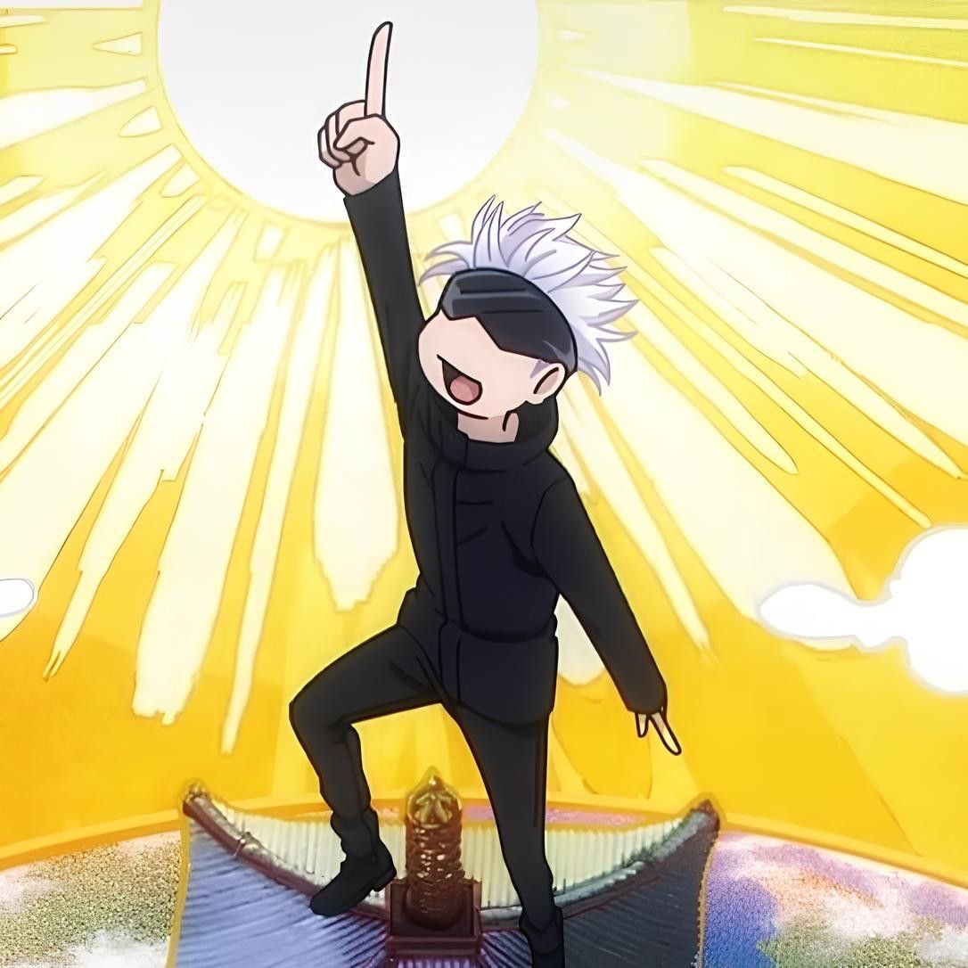 starlessatoru's tweet photo. gojo looking smol https://t.co/LneZ0sRMnI
