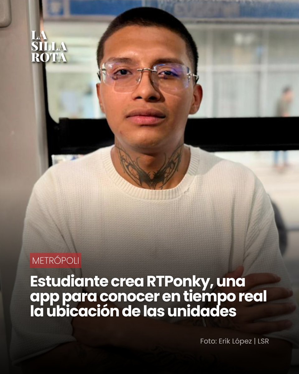 lasillarota's tweet photo. #Metrópoli | Diego Alejandro, Ricardo y Andrich, estudiantes del Tecnológico de Iztapalapa, crearon RTPonky, una app que se nutre de los reportes y ubicación compartida por los propios usuarios para conocer en tiempo real la ubicación de las unidades de la Red de Transporte de Pasajeros.  
Los desarrolladores intentaron presentar el proyecto a la Semovi y a RTP para ampliar su alcance, sin embargo, "los dejaron en visto".