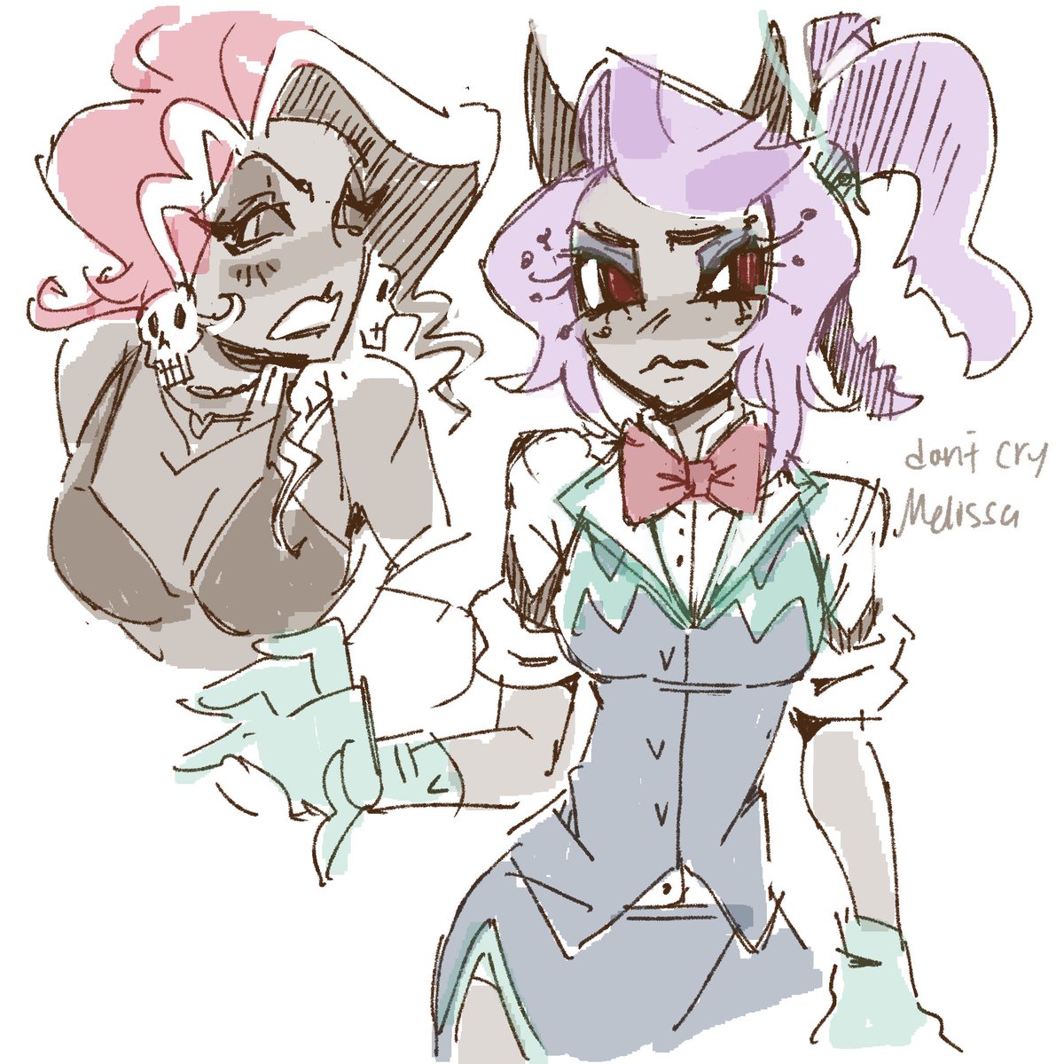 boioioinging's tweet photo. #hazbinhotel Doodles! https://t.co/29ZcgqEAbe