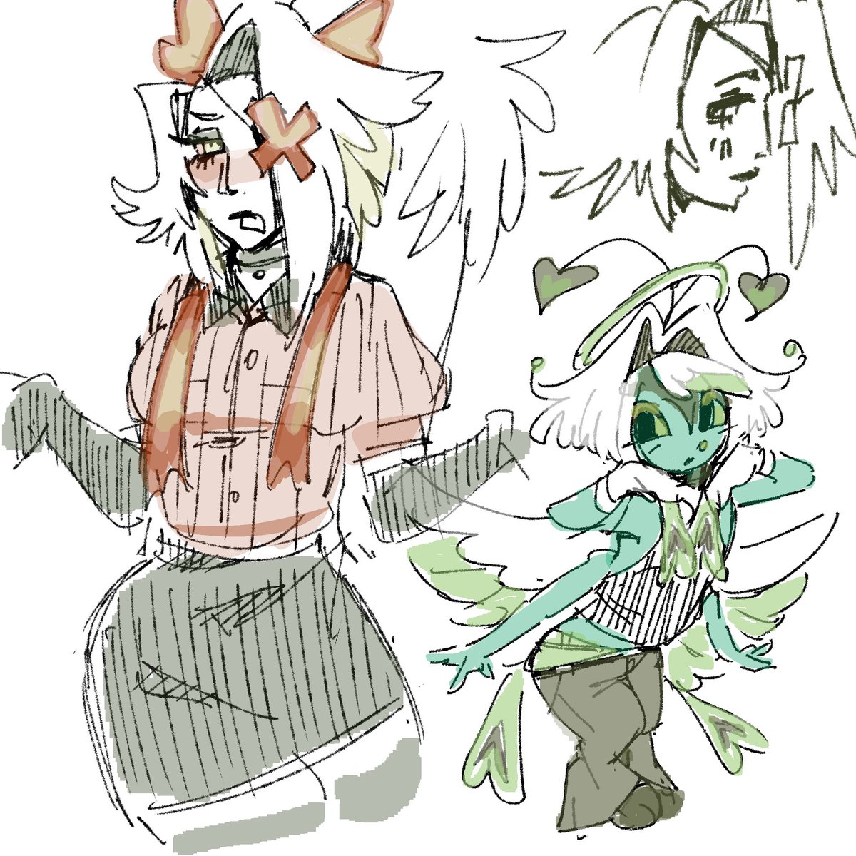boioioinging's tweet photo. #hazbinhotel Doodles! https://t.co/29ZcgqEAbe