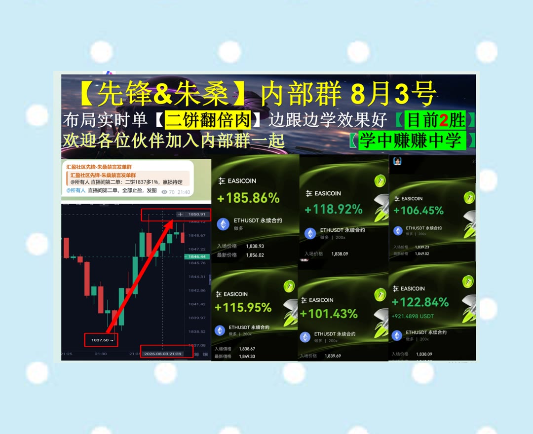 JennineFilizgw's tweet photo. Never do things by halves.
ETH趋势不明朗？关注运行逻辑。生态币↩BGB👆币赢🟠一直涨
横那么久🥭https://t.co/tvIYMxPQaT🏇Axon企业🥢苹果
ETH 加密货币 OKX  免费合约跟单社区👉 @fzy988 👈 https://t.co/JFl1AijEDa