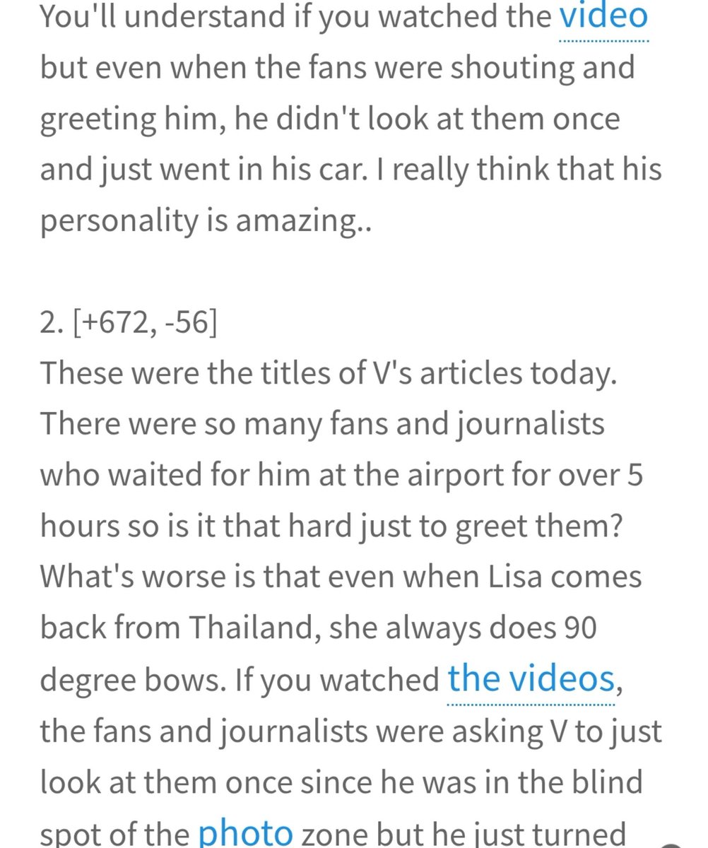 HyvneDoll's tweet photo. #Whoremembers when the dozen of bts ignored fans who waited at the airport for him for over 5 hours because he thought he was too good to acknowledge them? 

Lisa of Blackpink and Park Bogum actually had the decency to acknowledge fans while the dozen acted like he was above it. https://t.co/o9UFBG9ZWF