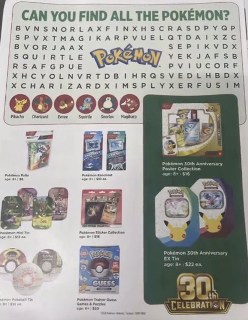 PokeGemHQ's tweet photo. 🚨 DOLLAR GENERAL POKÉMON RESTOCK

30th Celebration, Prismatic Evolutions and Ascended Heroes products could start hitting Dollar General as early as tomorrow, with more stock rolling out through next week 👀

🔔 FREE Discord for early restock info + alerts:
https://t.co/Pa6fbHgF7w

#PokemonTCG #PokemonRestock #DollarGeneral #Pokemon30th #PokeGem