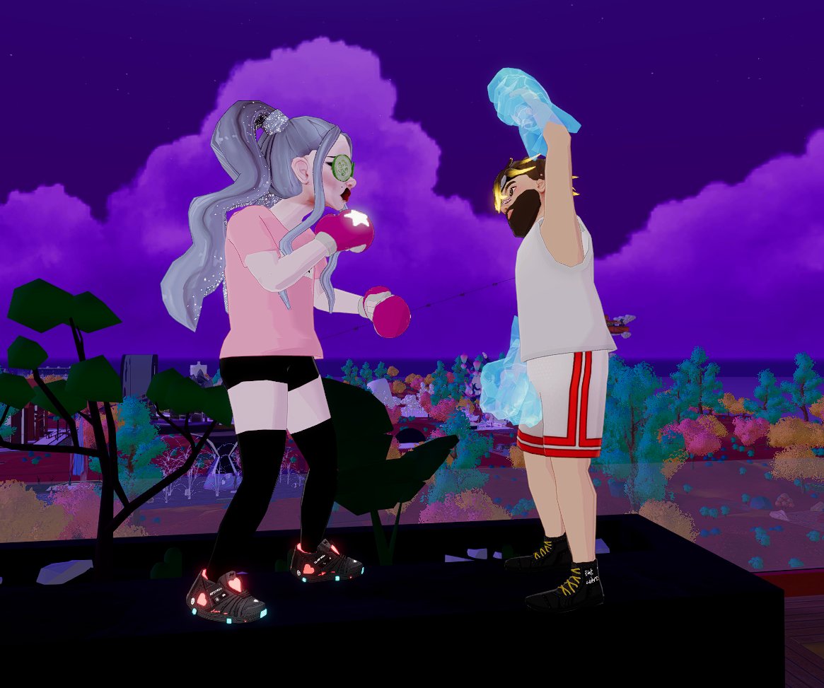 helpimstreaming's tweet photo. DCL FIGHT NIGHT! 🥊

@ToxicWaifu Vs Helpimstreaming! 💥

Get your tickets NOW! 🎫
In @decentraland 🟠 https://t.co/nICKq2gojA