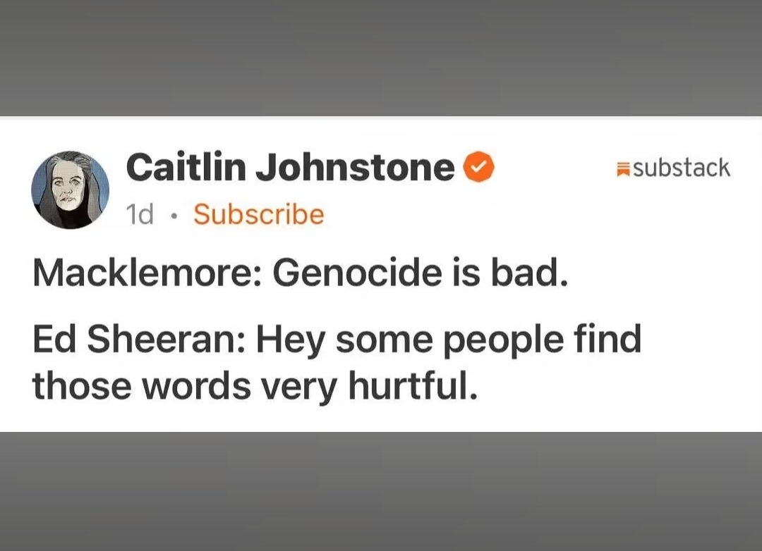 WatsonMoulthro2's tweet photo. @earthattorney @anthonyzenkus Humanity has outgrown having a ruling class, only the ambitious are psychotic enough to celebrate Genocide. https://t.co/w4Zl7BL0Wz