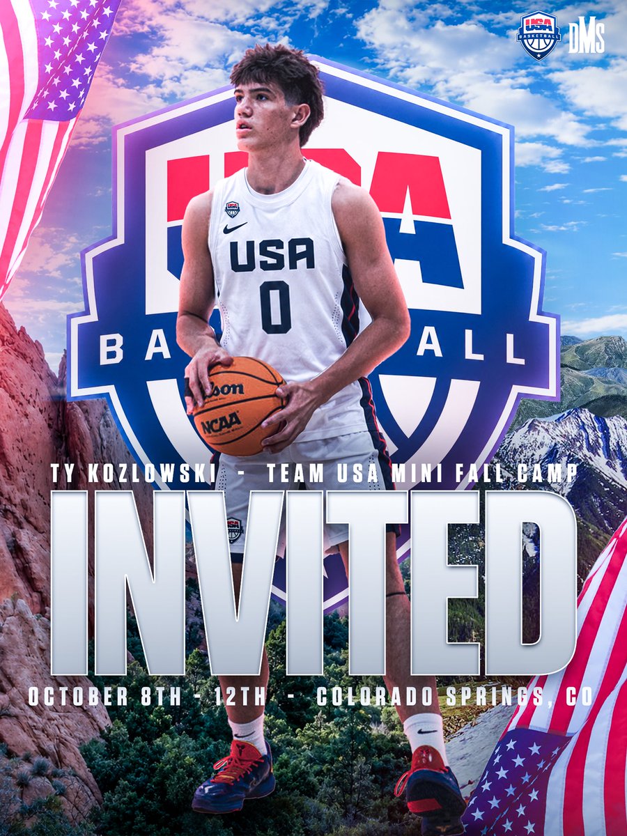 TyKozlowski's tweet photo. INVITED ✅🇺🇸

Grateful for the opportunity 🔥 https://t.co/PTorzdsWc0