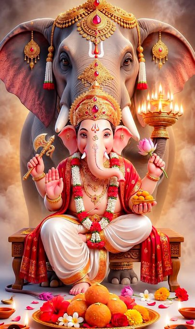 IndianTechTrend's tweet photo. 🌺 ॐ श्री गणेशाय नमः 🙏
✨ शुभारंभ • शुभ विचार • शुभ परिणाम ✨
गणपति बप्पा मोरया 🕉️🌿 https://t.co/J85ZReRv0J