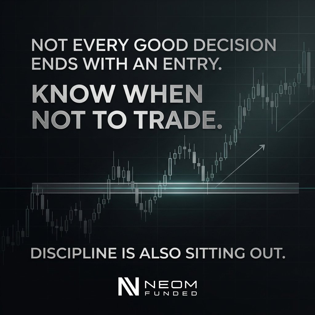 neomfunded's tweet photo. Not every setup needs a trade.

If it doesn’t match your plan, skip it.
Knowing when not to trade is part of discipline. https://t.co/oH6J8Jozgn