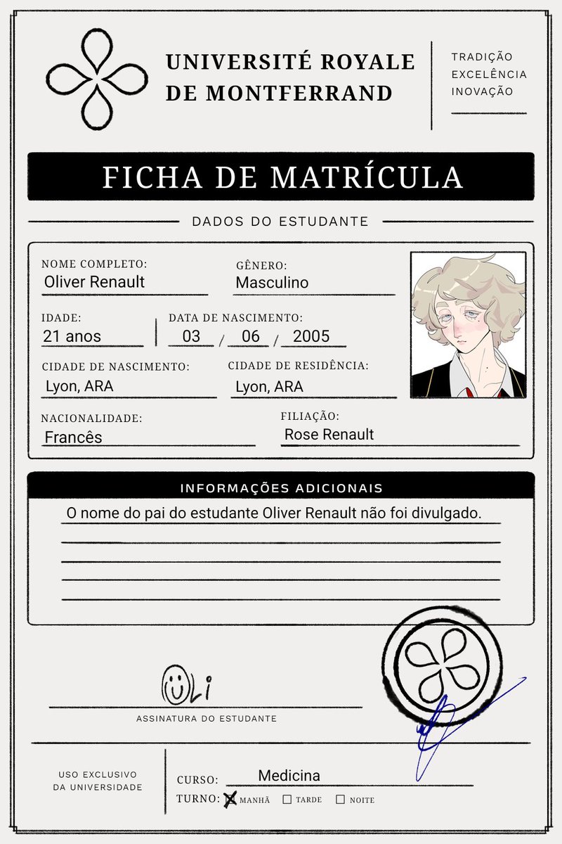 LookatMeOficial's tweet photo. Ficha de Matrícula — Look at Me https://t.co/wE0w5LlBpM
