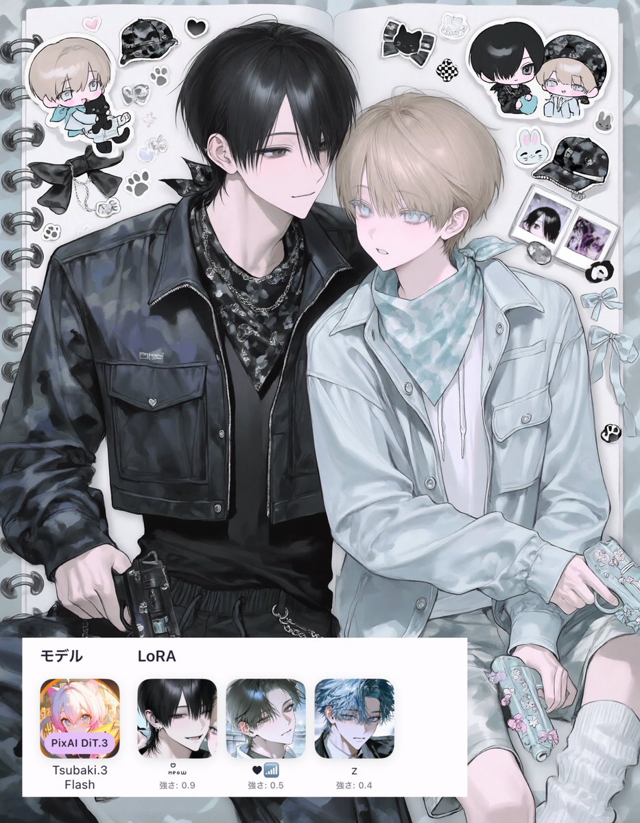 LsnzZoe's tweet photo. · · ───── ·✧· ───── · ·
︎
┊︎ꫛꫀꪝ LoRA

■  𖾕𖾝꙼ᩚ𛲕𖾟
🔗 https://t.co/iLVMNA49oR

良ければ使ってください 𐔌՞꜆.  ̫.꜀՞𐦯♩

· · ───── ·✧· ───── · · https://t.co/l881AysFmN