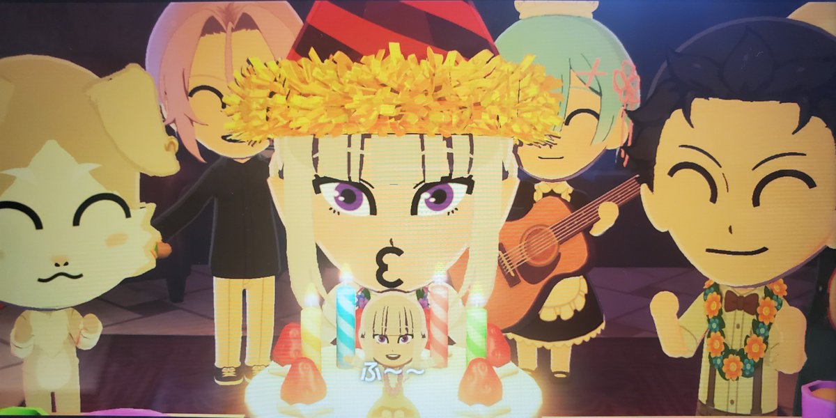 matsude31's tweet photo. トモコレのみんなでお祝い🎉
 #エミリア誕生祭2026 
 #エミリア生誕祭2026 https://t.co/GvYZV6KCoX