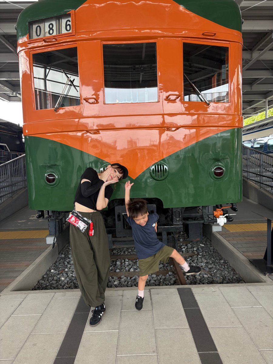 Piyo__mama's tweet photo. シルバーウィーク2日目(京都)🚄
 #京都旅行  #鉄道博物館  #親子 https://t.co/xLEpJUvysT