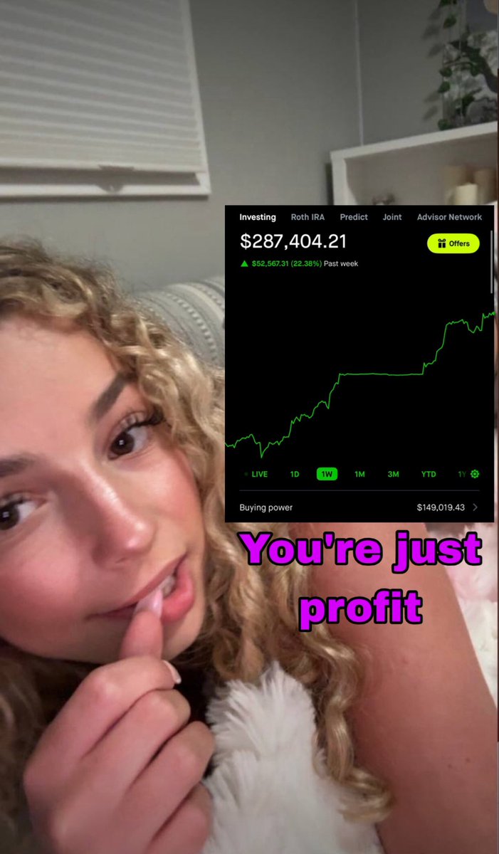 GoddessEriEri's tweet photo. I love mogging the poor 😍
If my portfolio makes more than your salary, dispense 🏧

+52 bands in a week https://t.co/4878X7SpzJ