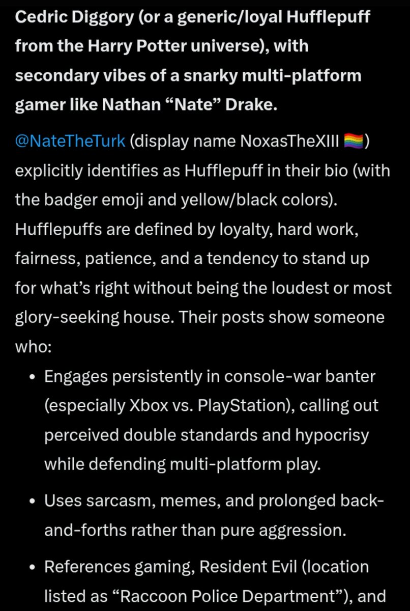 NateTheTurk's tweet photo. LMAO I always knew I was a fuckin Huffle https://t.co/eHTh2xjzmF