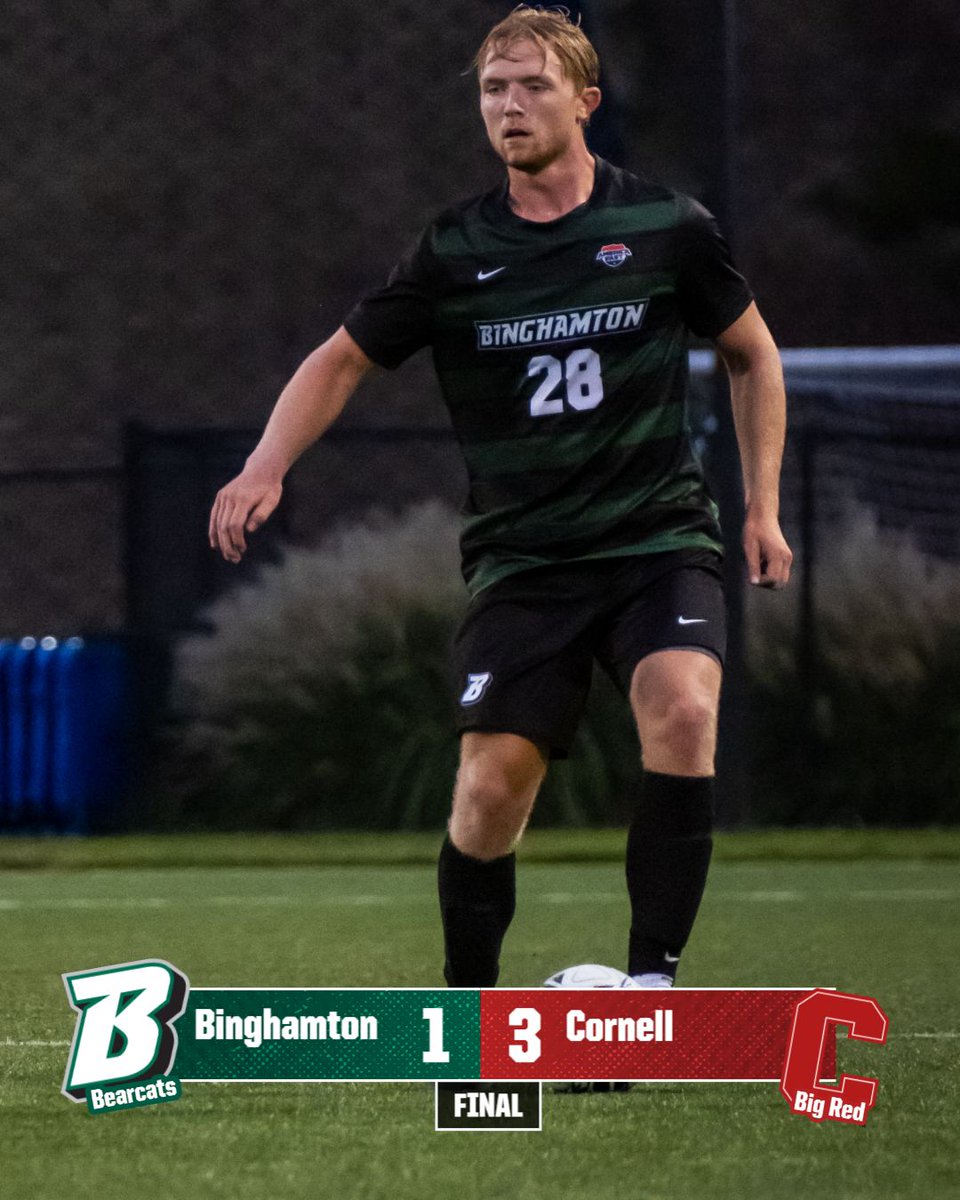 BinghamtonMSOC's tweet photo. Final at No. 20 Cornell.
#AEMSOC https://t.co/VQZWcUCfb1