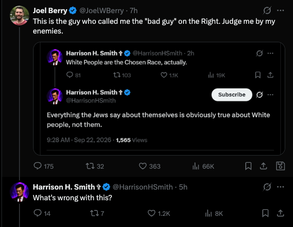 HarrisonHSmith's tweet photo. I'm on a ratio streak with these fools. https://t.co/6GjnjtJUkB