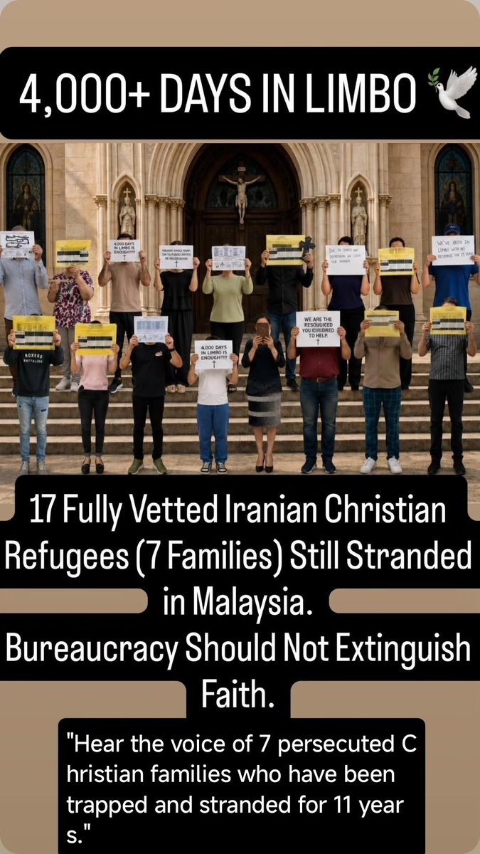 GRACERefug's tweet photo. @GC_Relief "Hear the voice of 7 persecuted Christian families who have been trapped and stranded for 11 years." https://t.co/lLBcPo3ZrC