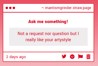 Mantis_MGrinder's tweet photo. oww... thanks anon!! 🥺 https://t.co/HAGqmQbImy
