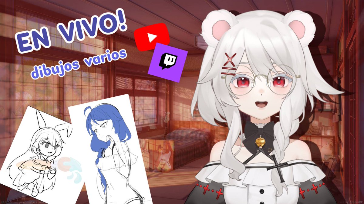 Adallya_'s tweet photo. 🟣EN VIVO TWITCH Y YT!!!! ➡️https://t.co/nDwahFlIWe

Se vino y se fue 🇨🇱

#Vtuber #VtuberES https://t.co/4VzNjJazXN
