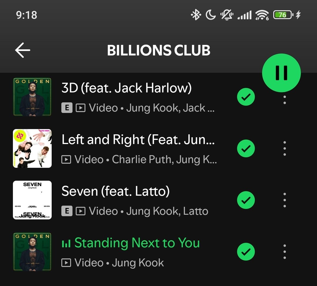 LidiaTan75's tweet photo. (Part 2)🎉
👋 Hi, I'm Listening 🎧 #3D, #LeftAndRight, #SEVEN and #StandingNextToYou by #JUNGKOOK from "BILLIONS CLUB" on Spotify! 📀🐰🎶 💞

🔗 https://t.co/yfe1MMIyr4

PLEASE KEEP SUPPORTING JUNGKOOK'S MUSIC 🎶 🫶 
#JUNGKOOK #정국 🔥 https://t.co/2if1TCkPIB