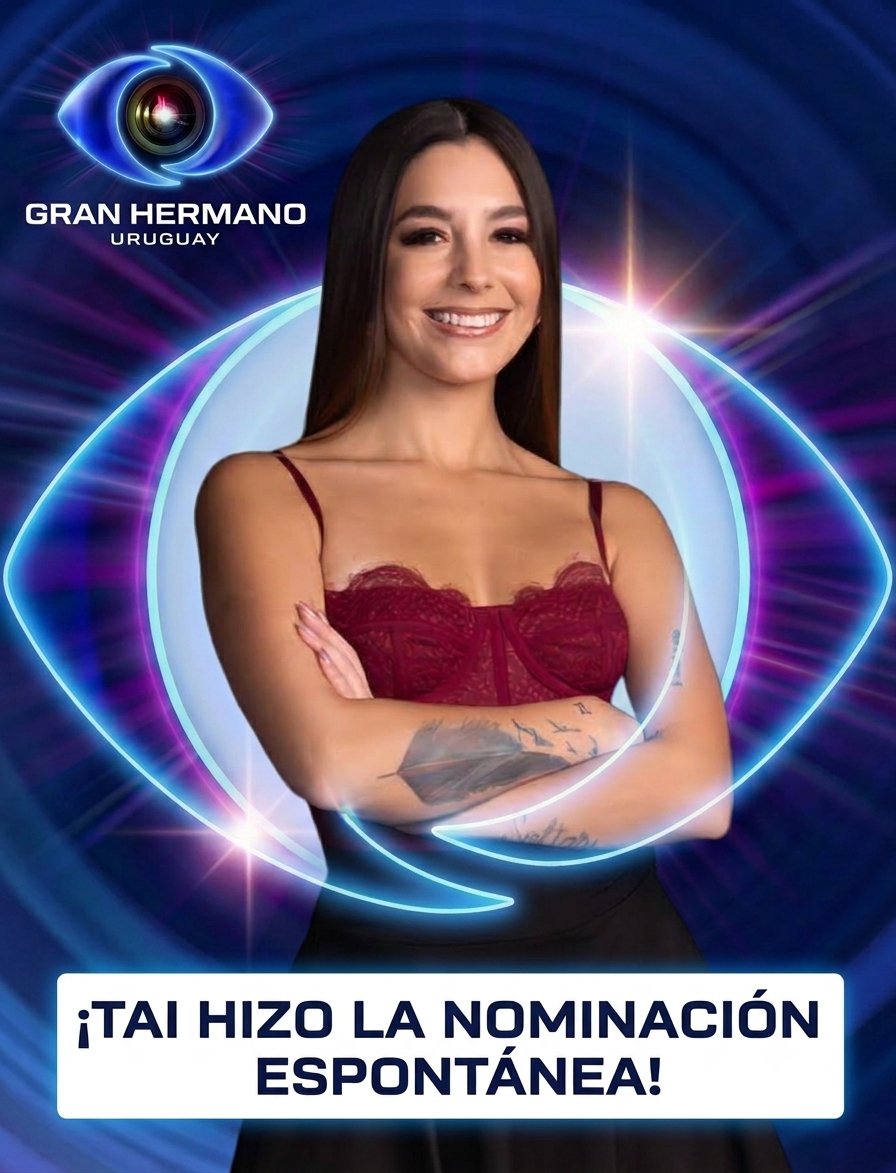 ghuruguay_'s tweet photo. ¡Tai hizo la espontánea!

Banco jugársela de entrada y animarse a quedar expuesta desde el primer día.

¿Habrá nominado al líder? ¿Habrá tirado votos? 

#GranHermanoUY https://t.co/cgsePZJ27Z