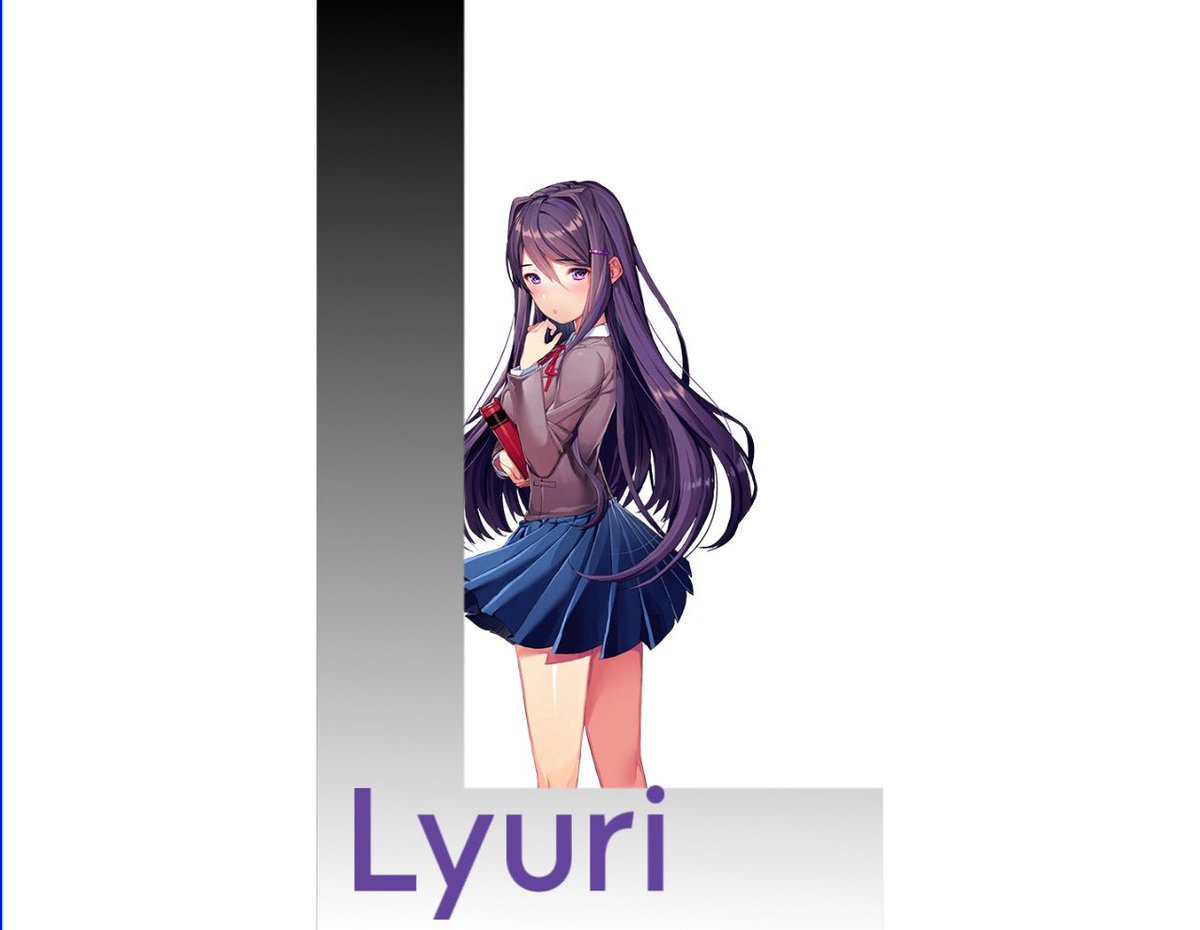 sayoricantread's tweet photo. woah I noticed something DDLC actually stands for the main characters! 

thats so cool https://t.co/rqE2jGa0op