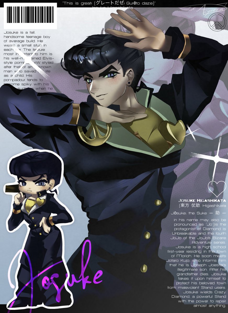 accyree's tweet photo. Josuke ☮️ https://t.co/SDEdDZjlOR