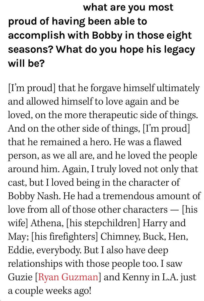 skptcbathena's tweet photo. “[I'm proud] that he forgave himself ultimately and allowed himself to love again and be loved” 
“[I'm proud] that he remained a hero.”

the love that peter had for playing bobby nash is just admirable. i love that he really loved that character 🥹❤️ https://t.co/Bqecj5FPj0