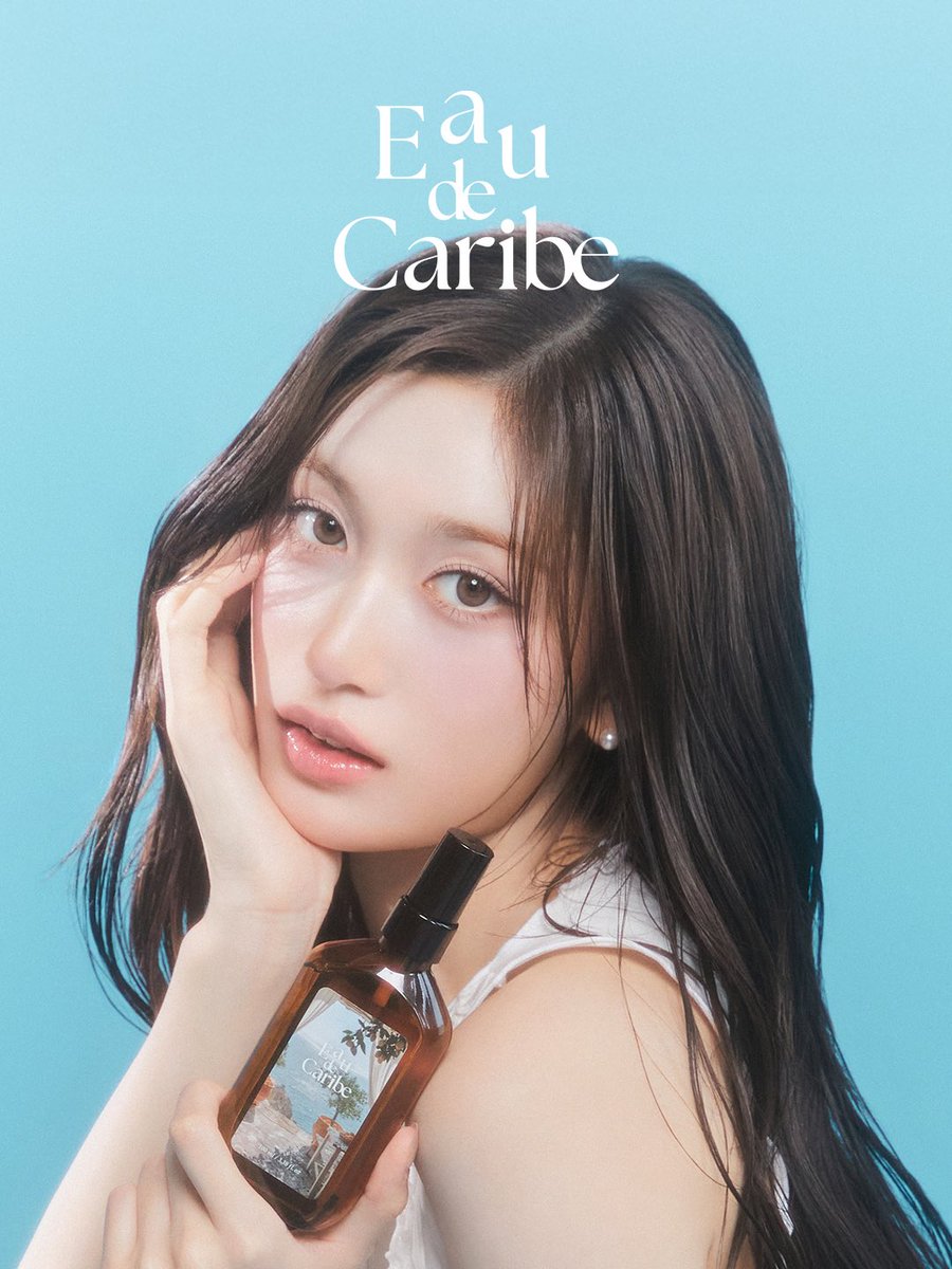 FORSUNREIS's tweet photo. leeseo new brand deal for eau de caribe! it’s a scented hair care brand 🩵

follow their ig here:
🔗 https://t.co/Lp8v8QpSck https://t.co/owYPZQB8Rg