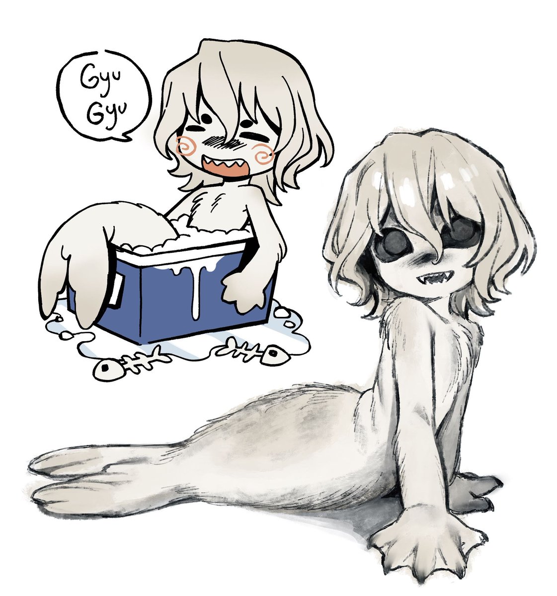 nyantaqua's tweet photo. baby sealtha 🦭
#イタカ https://t.co/CP6b7L4Wo1