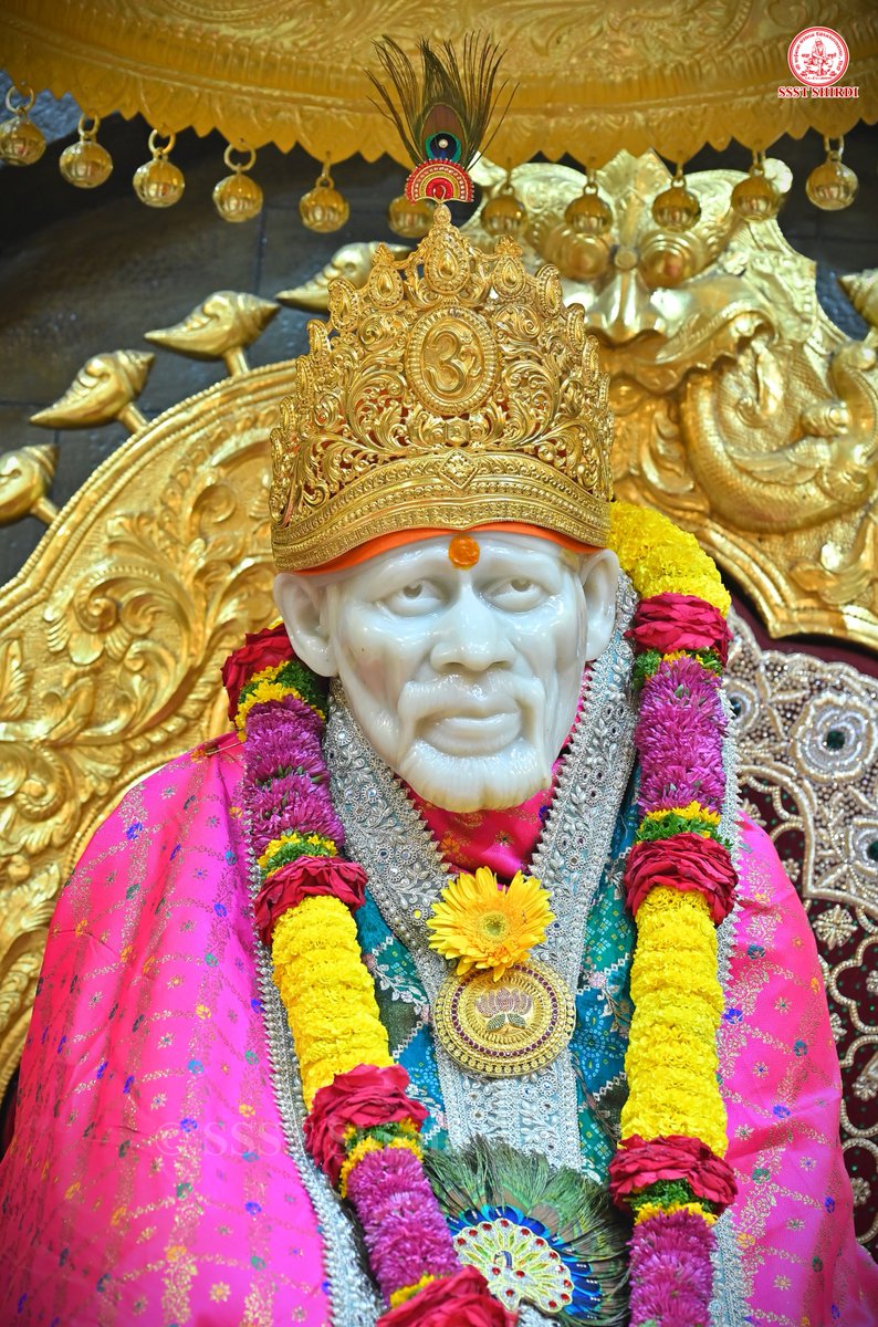 SSSTShirdi's tweet photo. *!! ॐ साई राम !!*
*श्री साईबाबा संस्थान विश्वस्त व्यवस्था,शिर्डी*
*!! ॐ Sai Ram !!*
*Shri Saibaba Sansthan Trust, Shirdi*
≈≈≈≈≈≈≈≈≈≈≈≈≈≈≈≈≈ 
*आरती :-शिर्डी माझे पंढरपुर*
*बुधवार २३ सप्टेंबर २०२६*  
*Aarti :-Shirdi Majhe Pandharpur*
*Wednesday 23 September 2026* https://t.co/c49nujWAkr