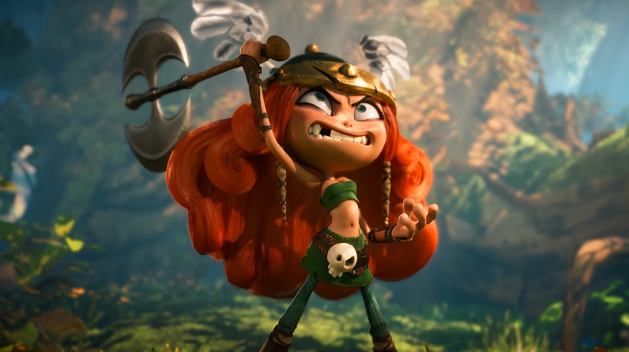 OmniversePrime's tweet photo. Elana Dunkelman, the voice of Barbara from Rayman Legends Retold has happen to be the voice from the overview trailer!

She's a perfect Barbara for the world of Rayman. https://t.co/ozyToeBOed