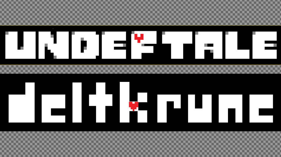 pawelfxkulkid's tweet photo. Toby fox's attention to detail is INSANE because i have literally never noticed that the heart thats INSIDE THE LOGO LETTER represents the first letter of the protagonists name https://t.co/245cViVSWk