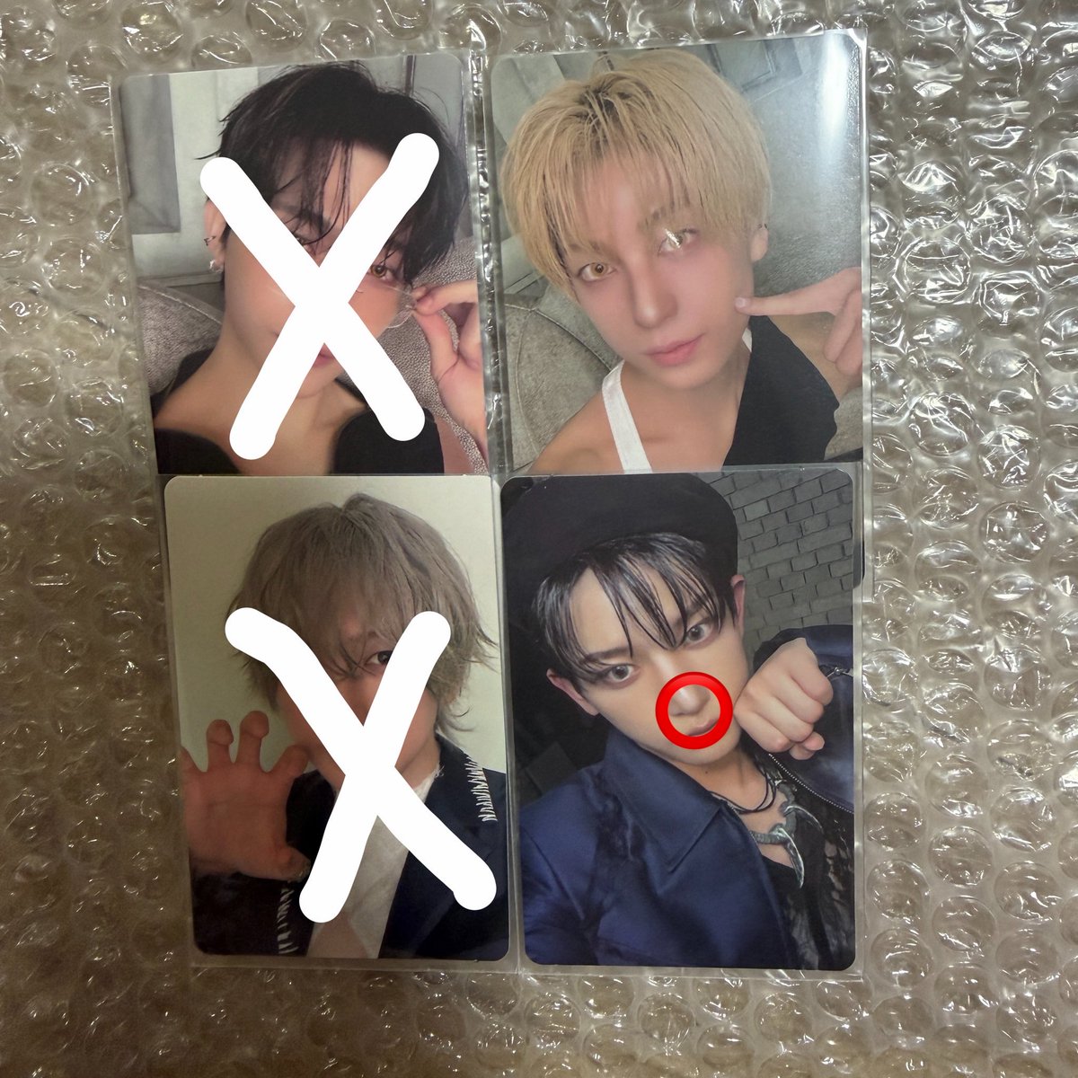 luneluv_'s tweet photo. @and________jmjm コメント失礼します
こちらのJOを所持しております
丸のついているハルアとの交換は可能でしょうか？2:1の交換でも大丈夫です
ご検討のほどよろしくお願いします https://t.co/9dmgJGNLba
