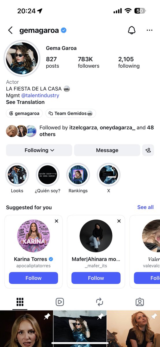 G7Vidadecasada's tweet photo. NO SOY BOT DE GEMA 💎

dejen de decir que compro seguidores somos muchasss netaaaa gema solita logro formar su propio fandom de chingonas norteñas ❤️‍🔥🚨🚨🚨  #GemaAlaFinal https://t.co/eqIu0BdoPl