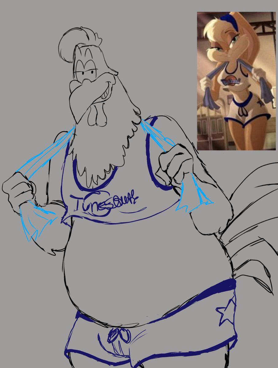 tokmyu3u's tweet photo. voy a dejar mi bocetito por aqui porque no sé si termine a esta gorda puta JAJAAJJASKAKK #foghornleghorn https://t.co/yTydiU65bM