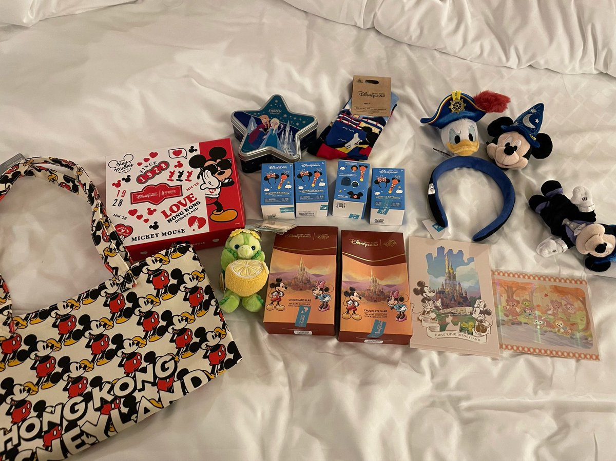 damao13's tweet photo. 香港ディズニーの購入品✨
生首カチューシャは買うつもり無かったけど、ドナルドがシーの提督だ！と興奮して買ってしまった🤦‍♀️
ブラインドボックスは被りなしで引けた✨ https://t.co/boZWus3vtr