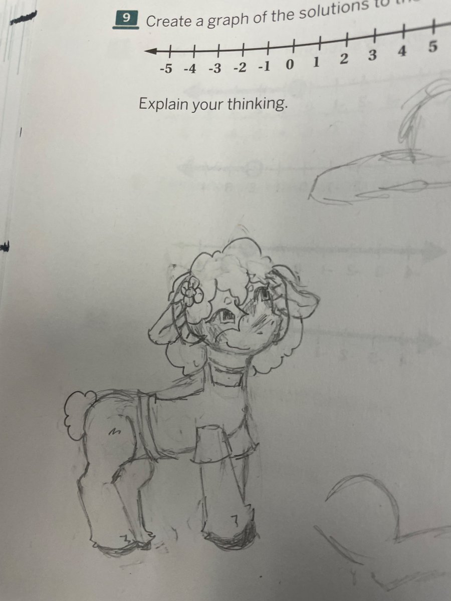 Owliistarr's tweet photo. Shhh don’t judge me im trying 😭🙏 pony anatomy is lwk hard but i love drawing em ( also apologies my recent post have sketches in my math book im trying to post consistently:,) https://t.co/jKoIBpnpU2
