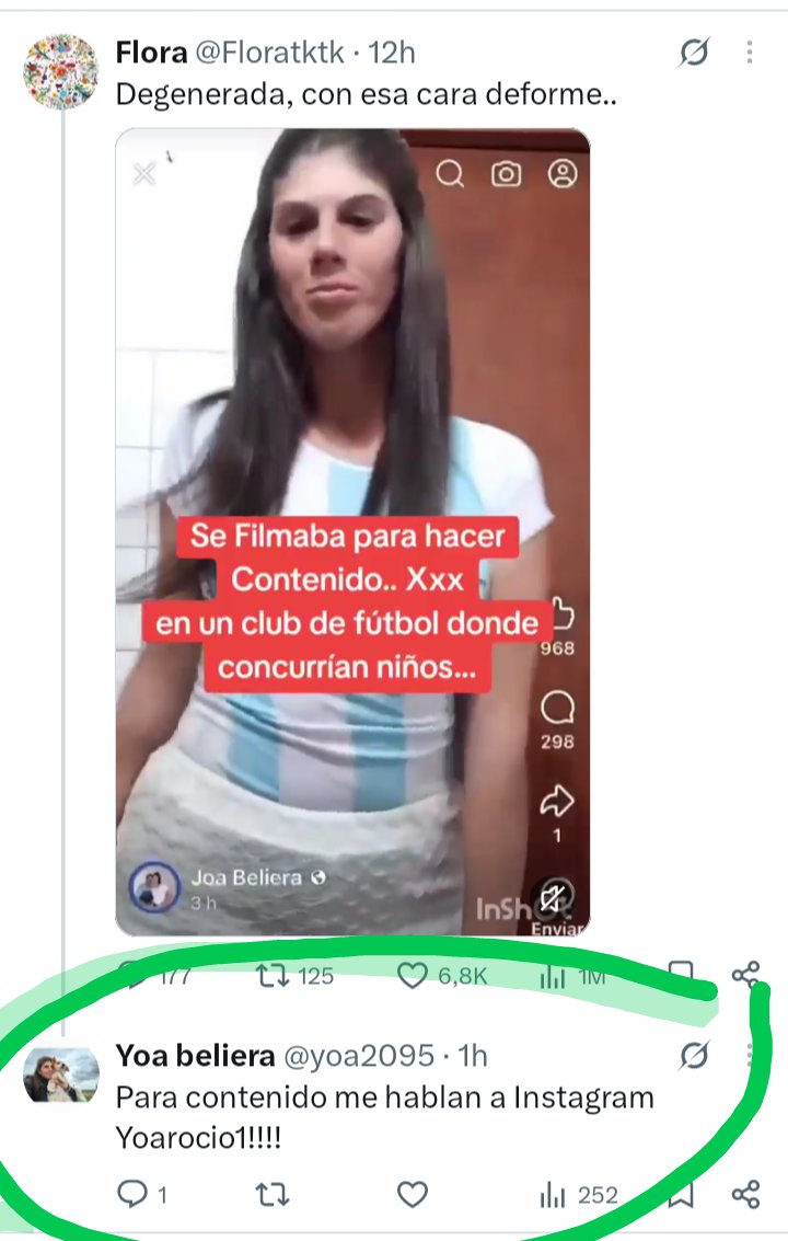 Floratktk's tweet photo. Sos tan Sinvergüenza!, que hasta pones tu IG para vender el contenido que hiciste en la cancha con niños jugando al lado. contale a la gente donde es ese lugar, donde estás paradita con un camisón Rojo,será al lado de la cancha?
Vamos a su Instagram a denunciarla!!
#parati
#viral https://t.co/U6eaZZLGze
