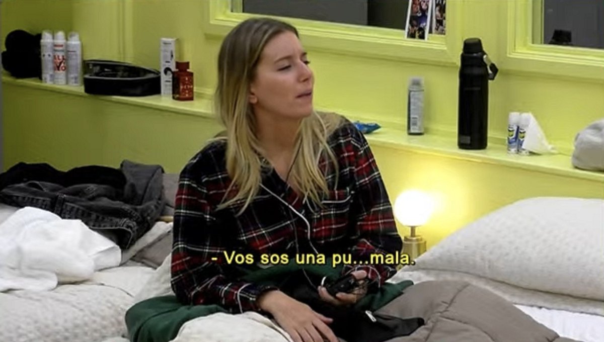 Teleuruguaya's tweet photo. Jazmín: "Yo hablo antes de pensar".

Agustina: "Vos sos una puta mala".

Jajajajaj amamos #GranHermanoUY. https://t.co/B2Ja7Ei4Mk