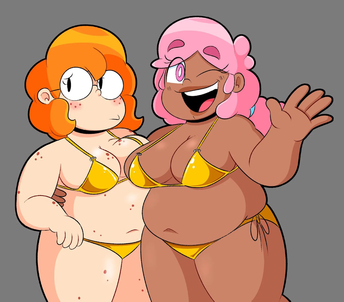 MimiiArtt's tweet photo. Golden bikini week thing https://t.co/VxKvWQuGgz