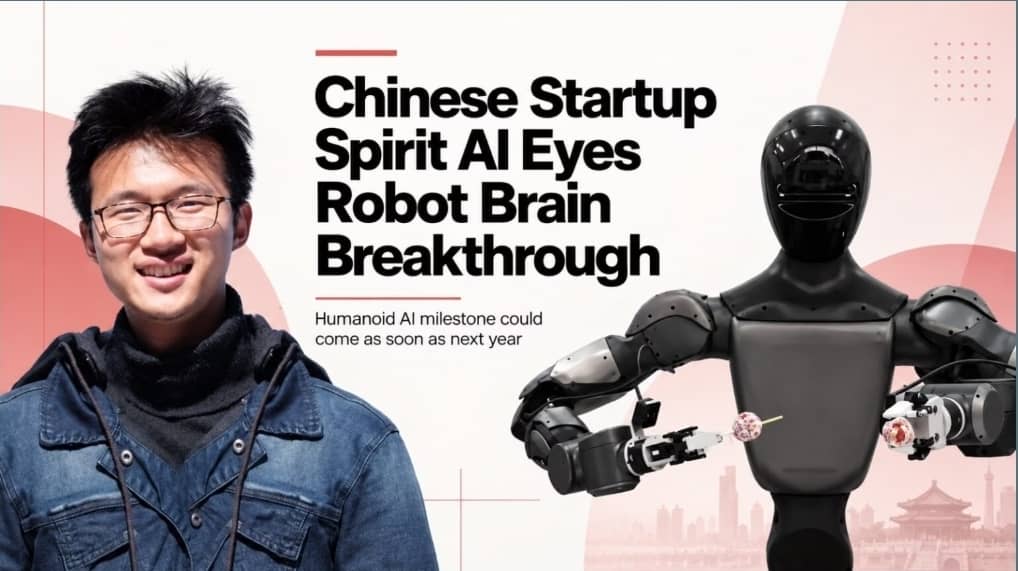 QbeepOfficial's tweet photo. Spirit AI’s founder predicts a major breakthrough in robot “brains” by 2027 🤖
The race for physical AI is accelerating as robots learn to navigate & respond to complex environments
Will robots reach human-like intelligence—or hit practical limits?
#AI #Robotics #Qbeep #Tech https://t.co/jleOAiKtdB
