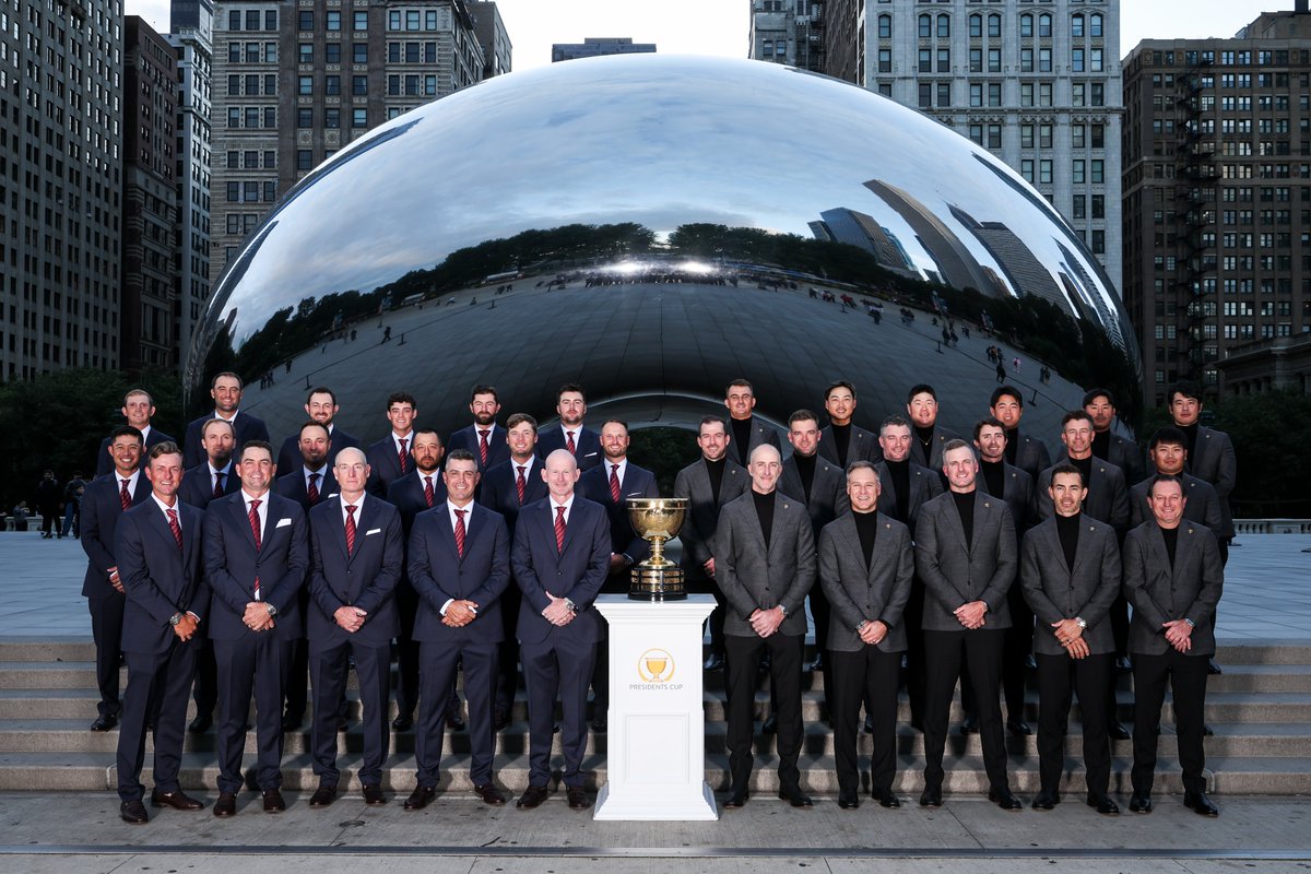 PGATour's tweet photo. Dressed to impress in the Windy City 🏙️ https://t.co/apzqiD9SSR