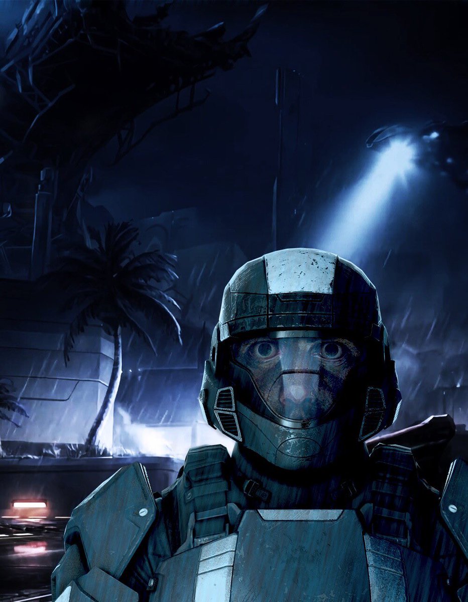GibsonSlayer_'s tweet photo. It’s always a good time to bring back this render I did almost three years ago…

It’s always a dark day if you are a Halo fan https://t.co/kfcTyFvV00