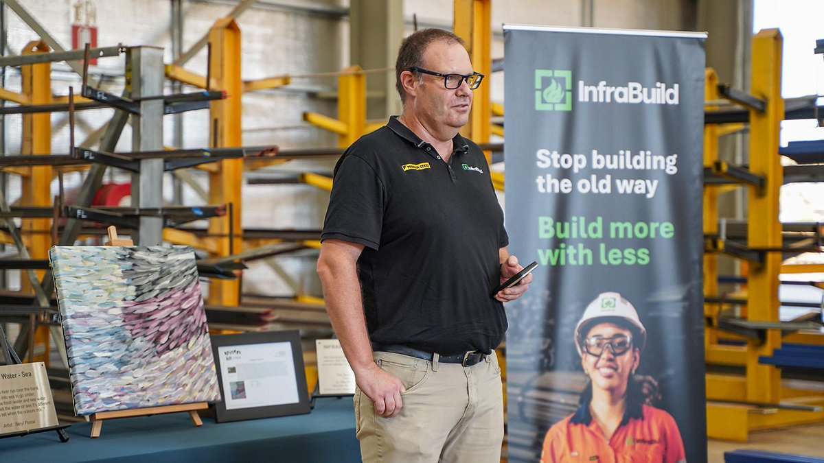 InfraBuild_Aust's tweet photo. More steel, closer to customers in the Pilbara. 

We’ve opened a new 6,000-square-metre facility in Port Hedland, giving local customers easier access to reinforcing steel, structural steel, plate and tube. 

Learn more: https://t.co/quo8r8tKUk https://t.co/db504ZLfBt