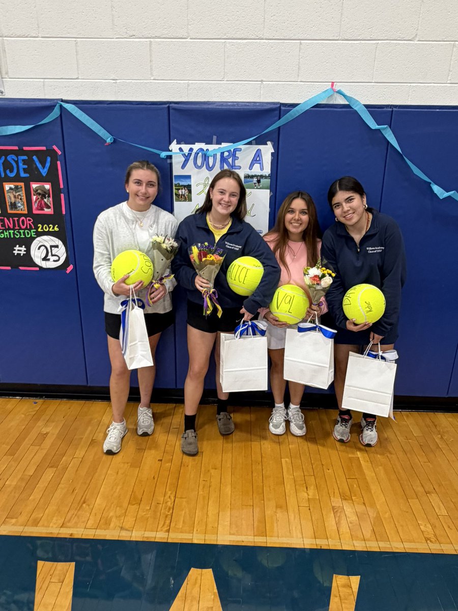 WAeaglessoar's tweet photo. Fall Sports Senior Night! Celebrating Tennis &amp; Volleyball! 🎾💙🏐🦅 https://t.co/eL962WqUKM