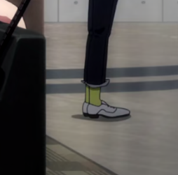 EveningSodas's tweet photo. Kizuna apartment said Shoes Inside!! (this is also an excuse to show Ai's socks) https://t.co/5hjj0wiYa4